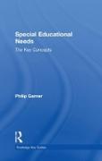 Special Educational Needs: The Key Concepts