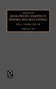 Advances in Quantitative Analysis of Finance and Accounting