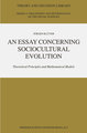 An Essay Concerning Sociocultural Evolution