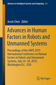 Advances in Human Factors in Robots and Unmanned Systems