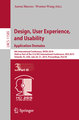 Design, User Experience, and Usability. Application Domains