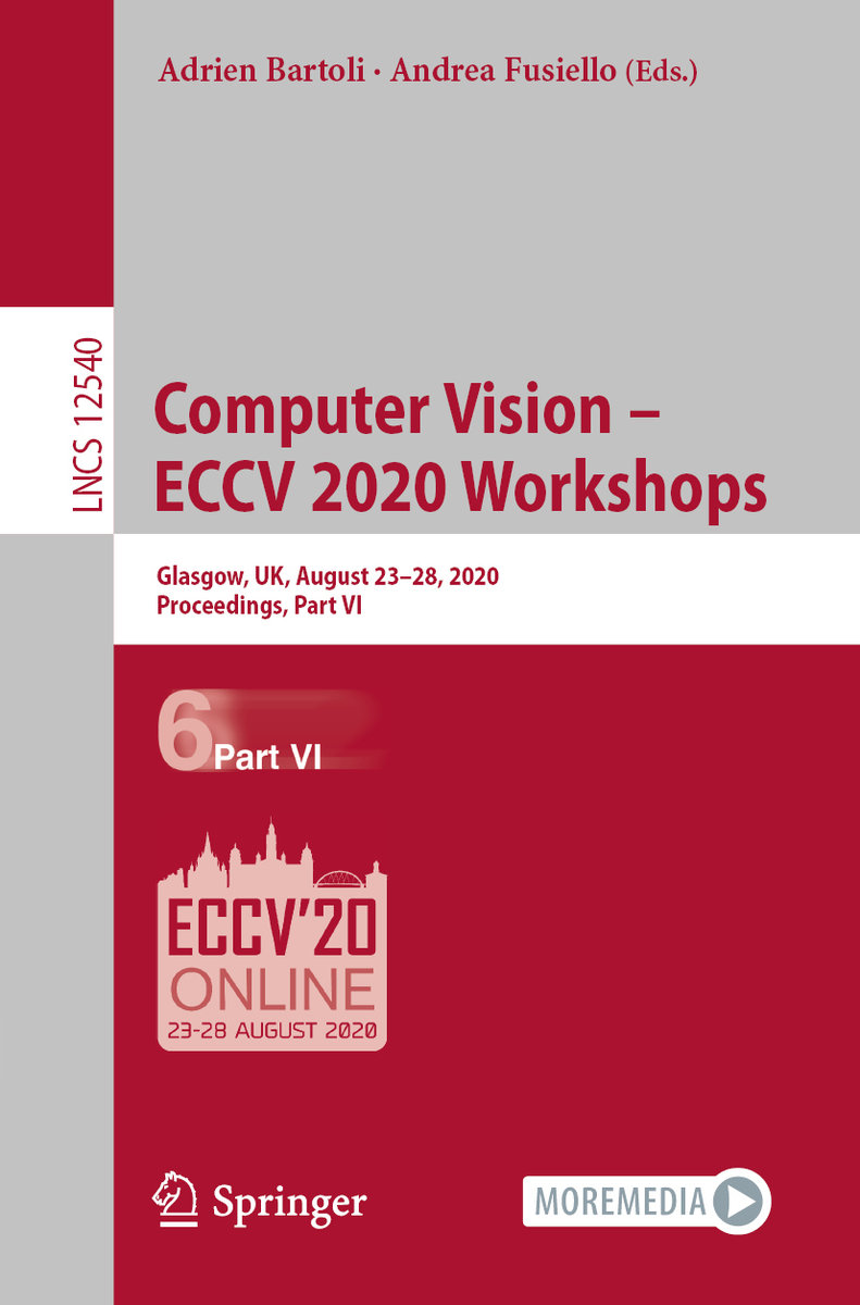 Computer Vision ¿ ECCV 2020 Workshops