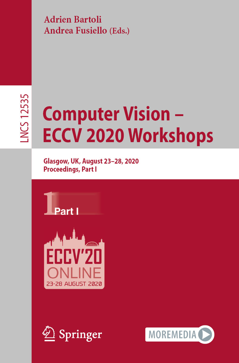 Computer Vision ¿ ECCV 2020 Workshops