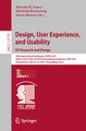 Design, User Experience, and Usability: UX Research and Design