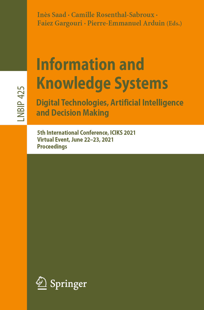 Information and Knowledge Systems. Digital Technologies, Artificial Intelligence and Decision Making