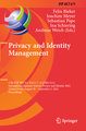 Privacy and Identity Management