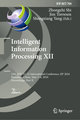 Intelligent Information Processing XII