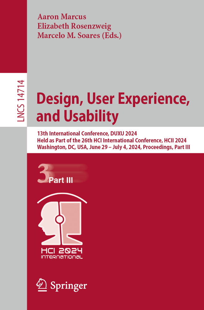 Design, User Experience, and Usability