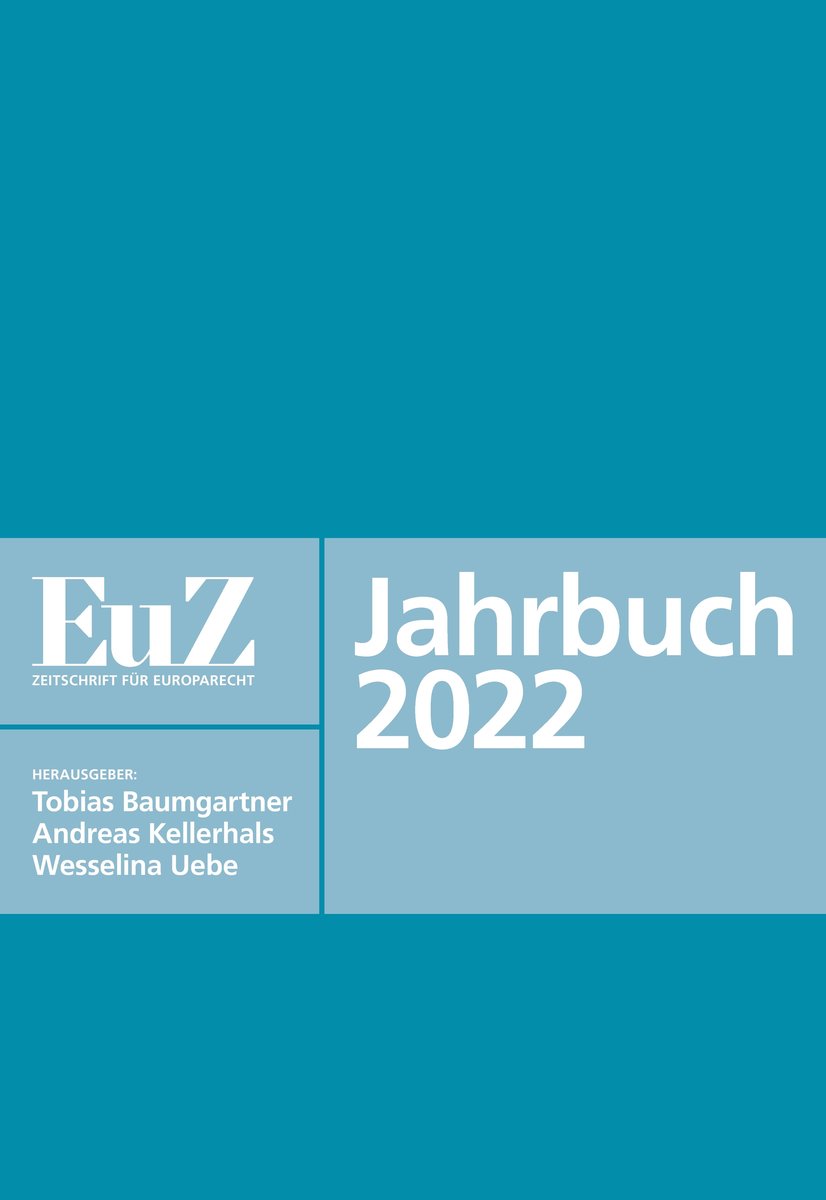 EuZ - Zeitschrift für Europarecht - Jahrbuch 2022