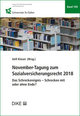 November-Tagung zum Sozialversicherungsrecht 2018