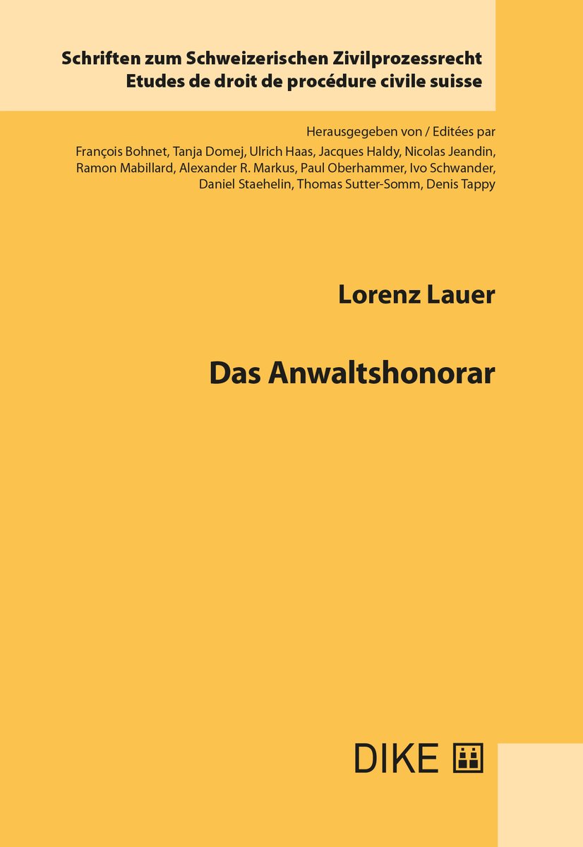 Das Anwaltshonorar