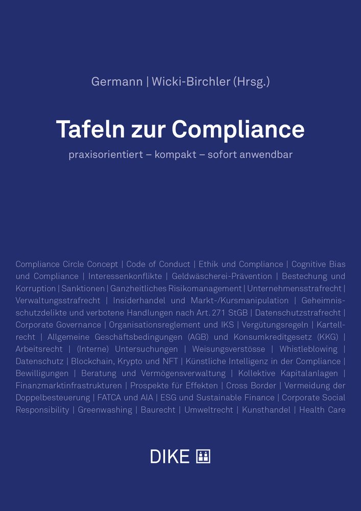 Tafeln zur Compliance