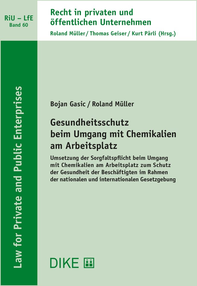 Gesundheitsschutz beim Umgang mit Chemikalien am Arbeitsplatz