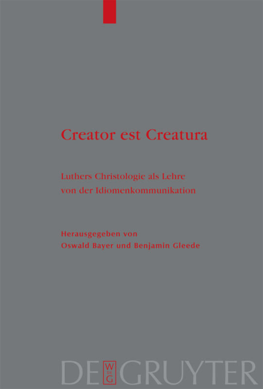 Creator est Creatura