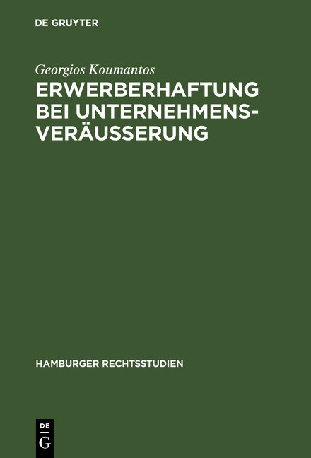 Erwerberhaftung bei Unternehmensveräußerung