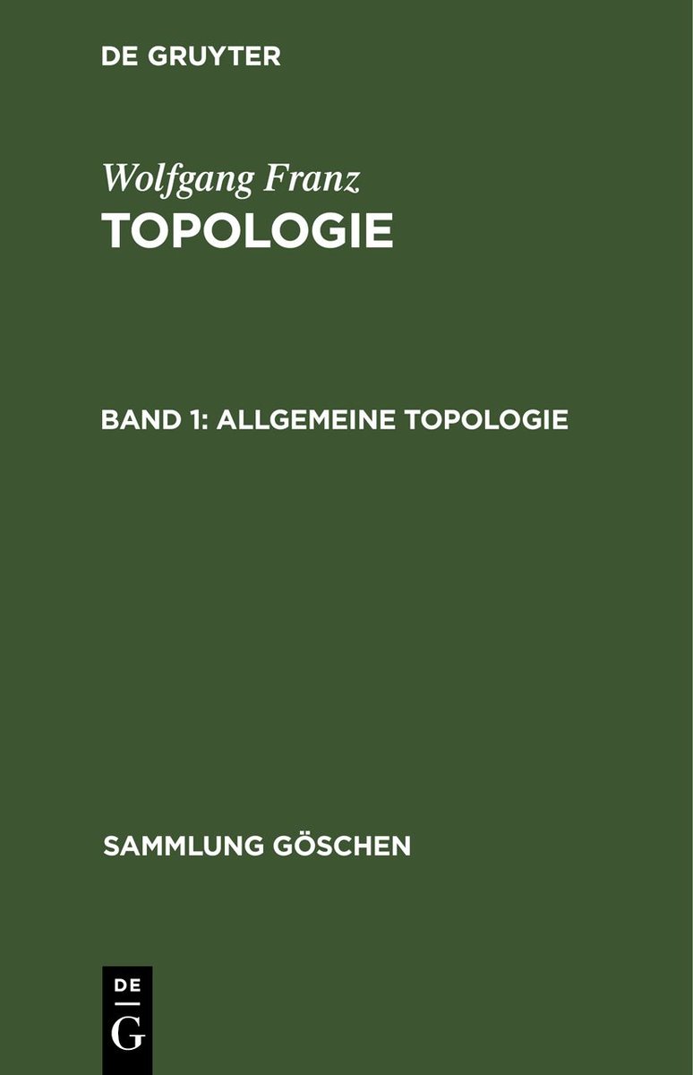 Allgemeine Topologie