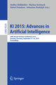 KI 2015: Advances in Artificial Intelligence