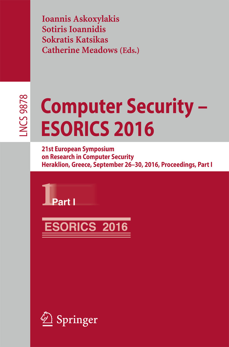 Computer Security ¿ ESORICS 2016