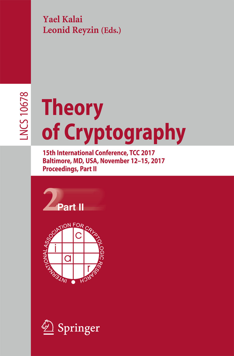 Theory of Cryptography