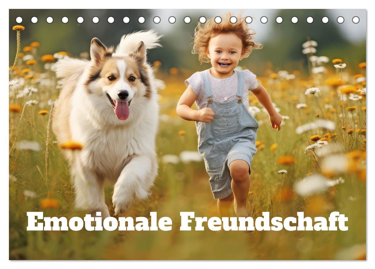 Emotionale Freundschaft (Tischkalender 2025 DIN A5 quer), CALVENDO Monatskalender