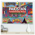 Pakistan farbenfrohe Busse (hochwertiger Premium Wandkalender 2025 DIN A2 quer), Kunstdruck in Hochglanz