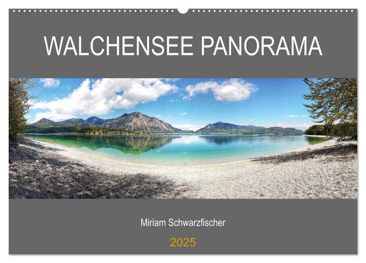 Walchensee Panorama (Wandkalender 2025 DIN A2 quer), CALVENDO Monatskalender