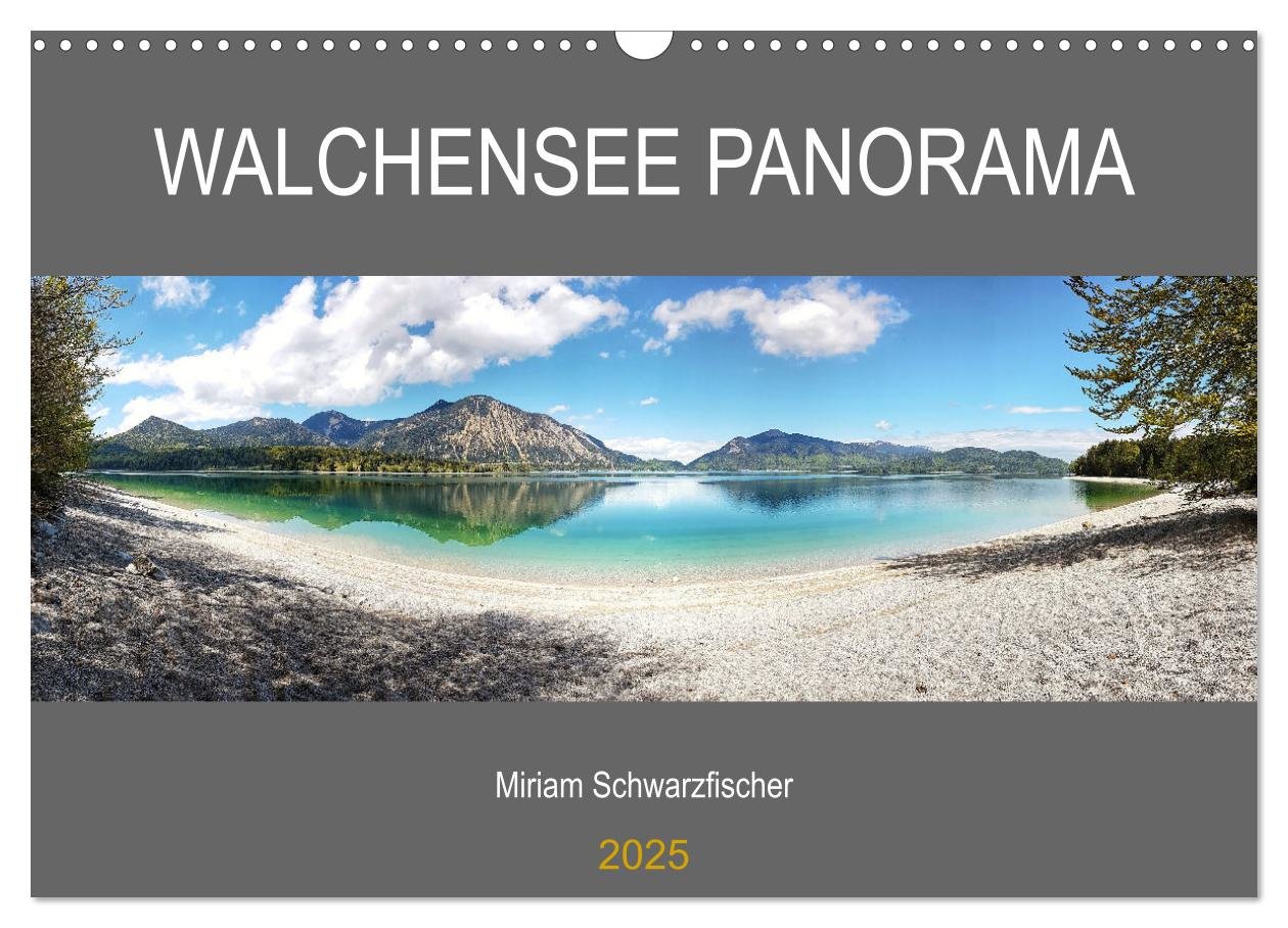 Walchensee Panorama (Wandkalender 2025 DIN A3 quer), CALVENDO Monatskalender