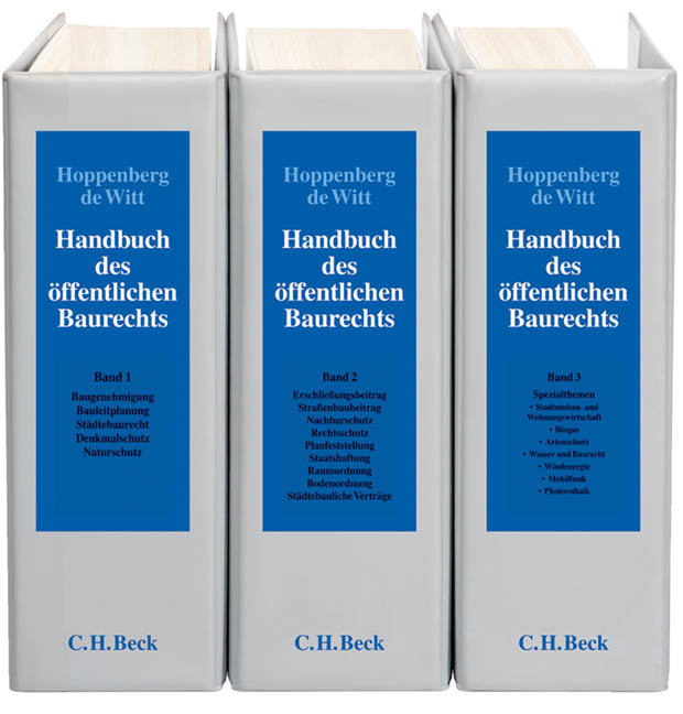 Handbuch des öffentlichen Baurechts - Handbuch des öffentlichen Baurechts