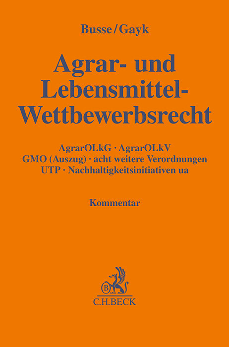 Agrar- und Lebensmittel-Wettbewerbsrecht