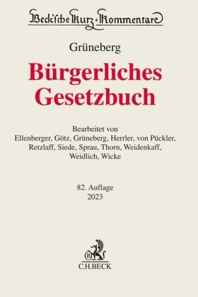 Bürgerliches Gesetzbuch