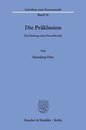 Die Präklusion