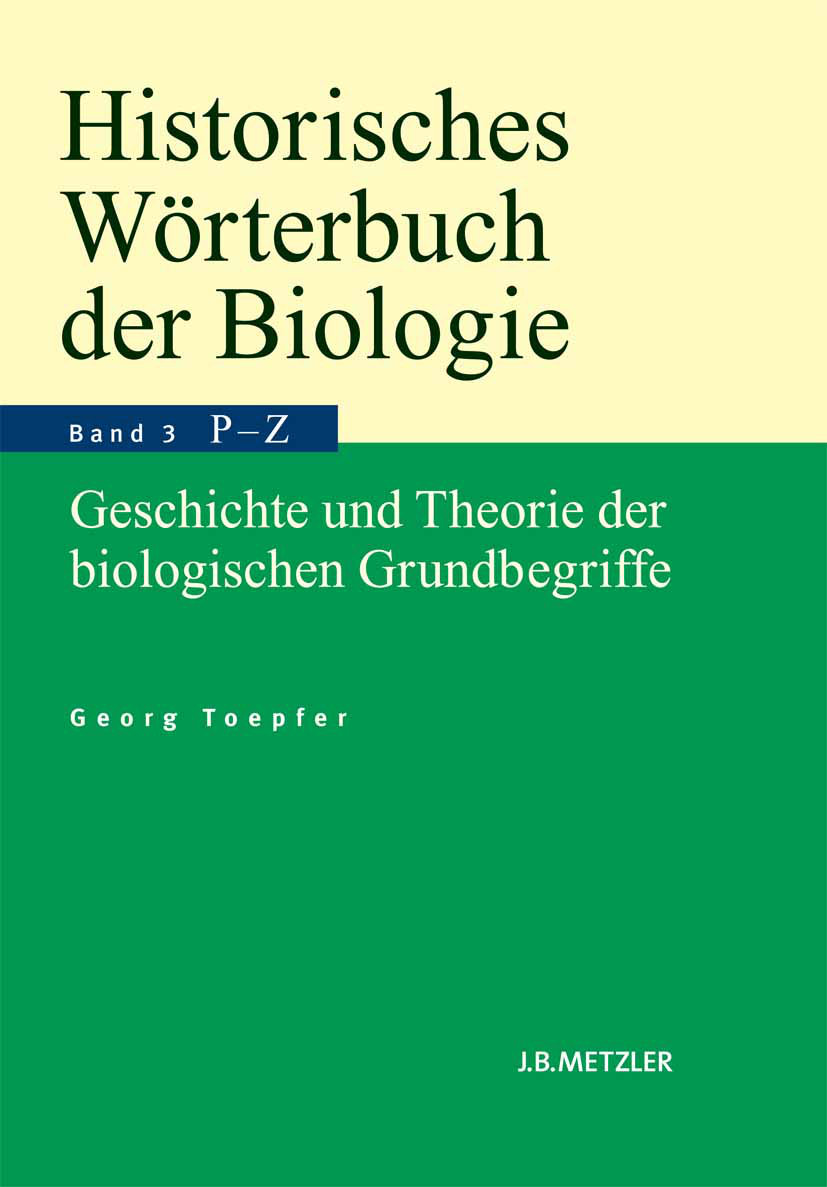 Historisches Wörterbuch der Biologie