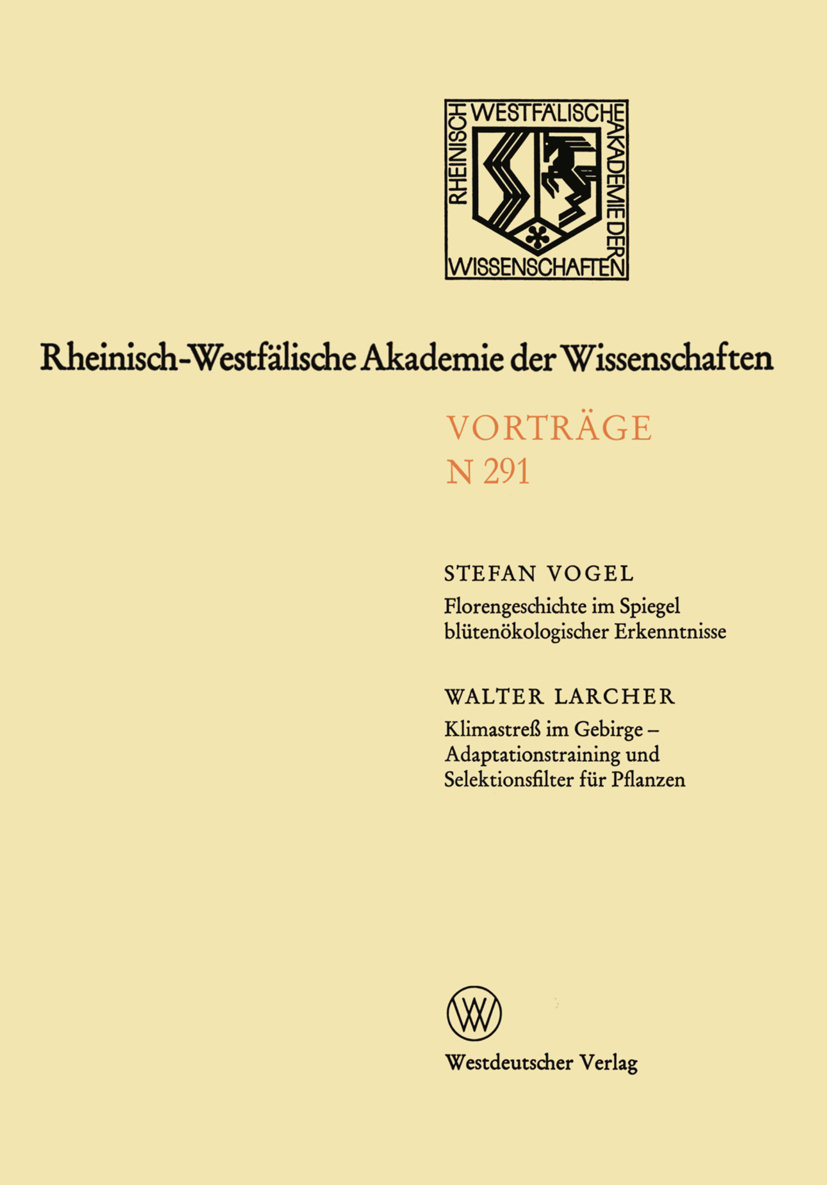 Florengeschichte im Spiegel blütenökologischer Erkenntnisse