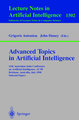 Advanced Topics in Artificial Intelligence