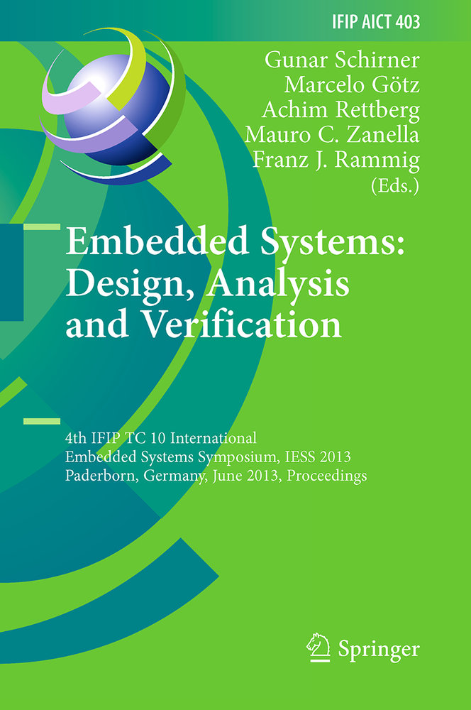 Embedded Systems: Design, Analysis and Verification