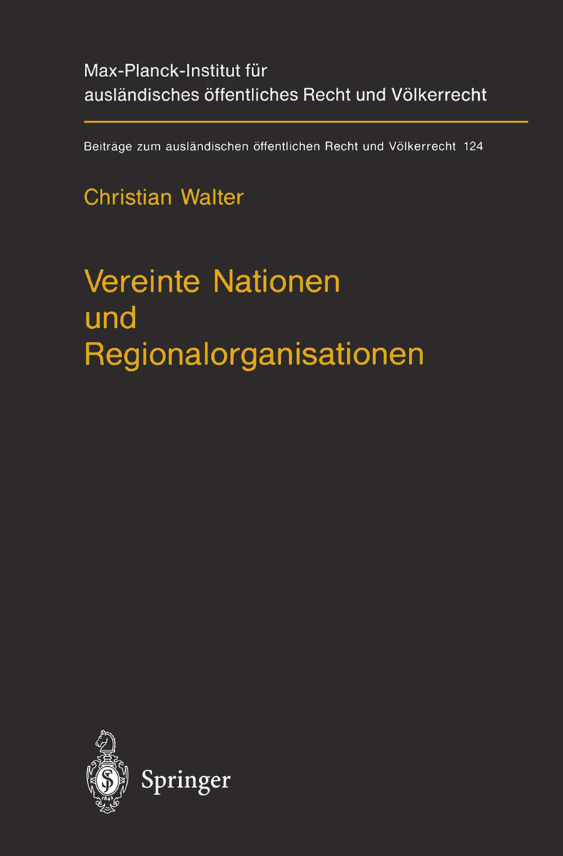 Vereinte Nationen und Regionalorganisationen