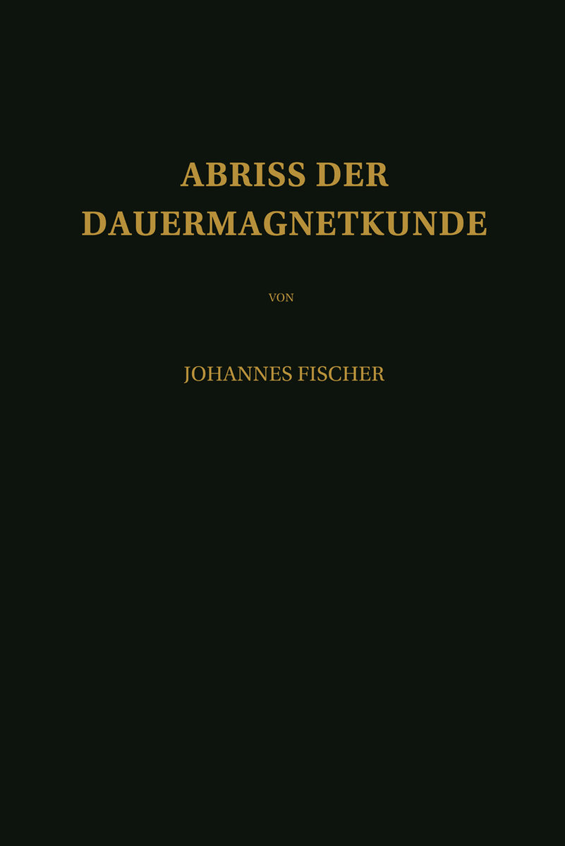 Abriss der Dauermagnetkunde