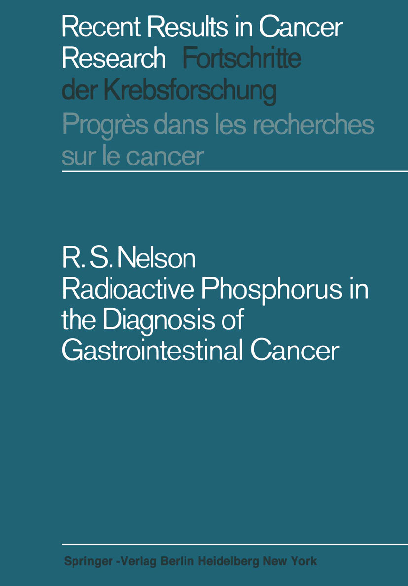 Radioactive Phosphorus in the Diagnosis of Gastrointestinal Cancer