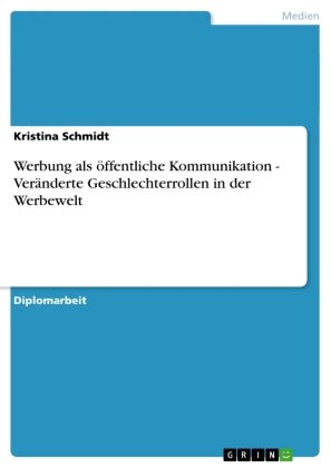 Werbung als öffentliche Kommunikation - Veränderte Geschlechterrollen in der Werbewelt