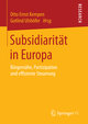 Subsidiarität in Europa