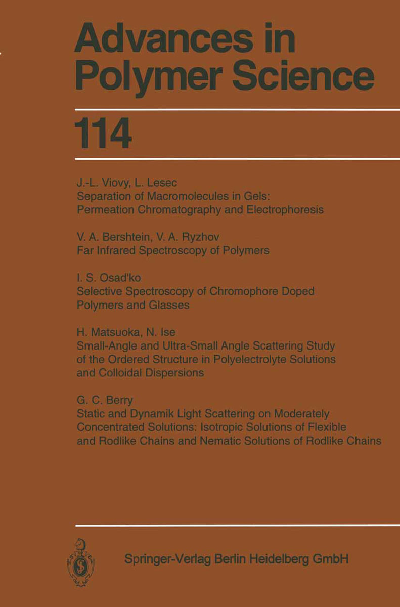 Polymer Analysis and Characterization