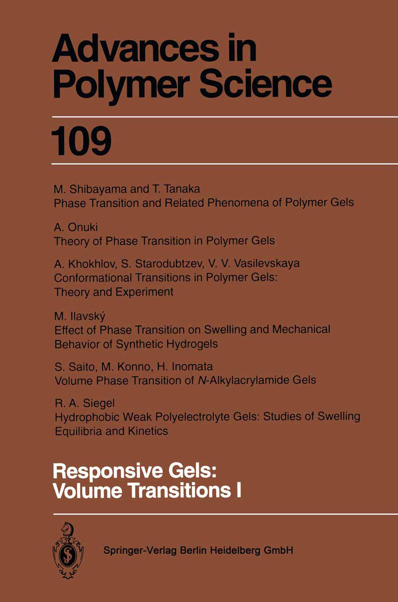 Responsive Gels: Volume Transitions 1