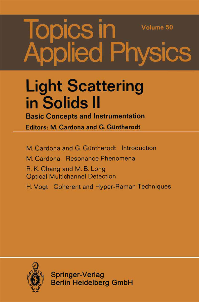 Light Scattering in Solids II