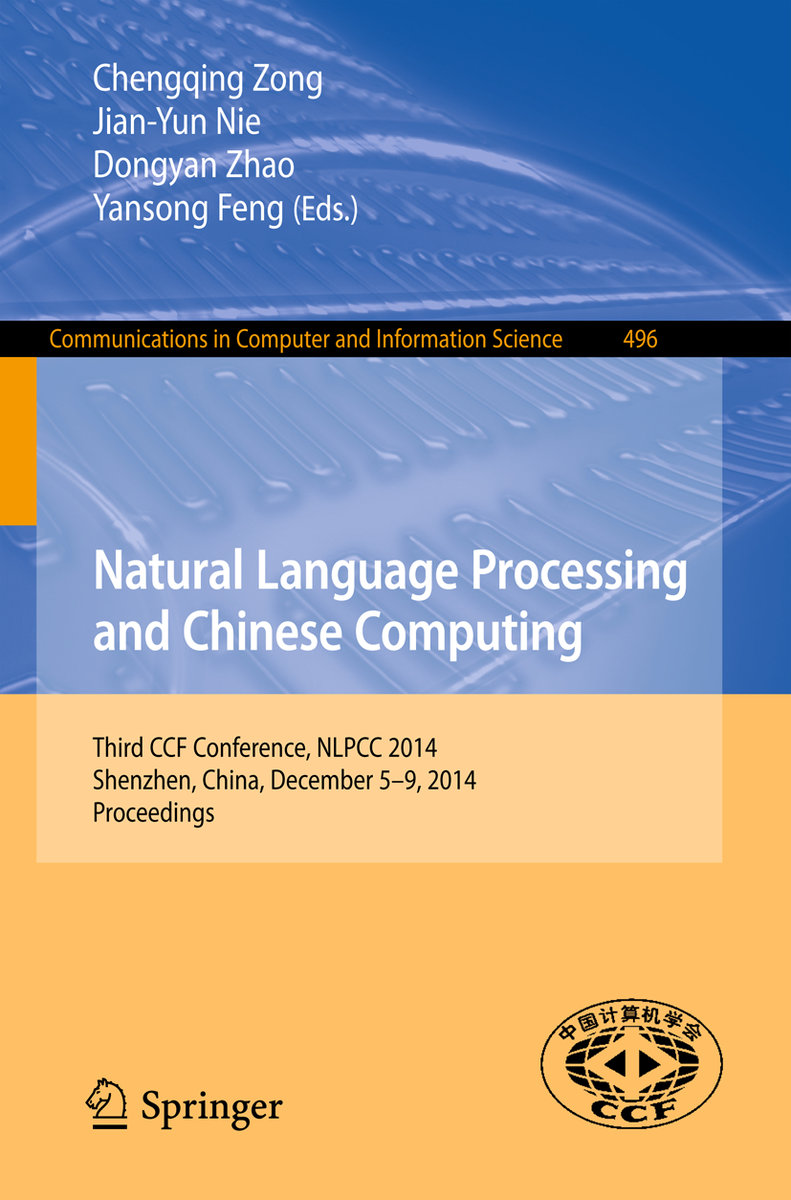 Natural Language Processing and Chinese Computing