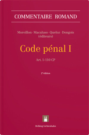 Code pénal I - Commentaire romand CP I et CP II