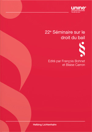 22e Séminaire sur le droit du bail