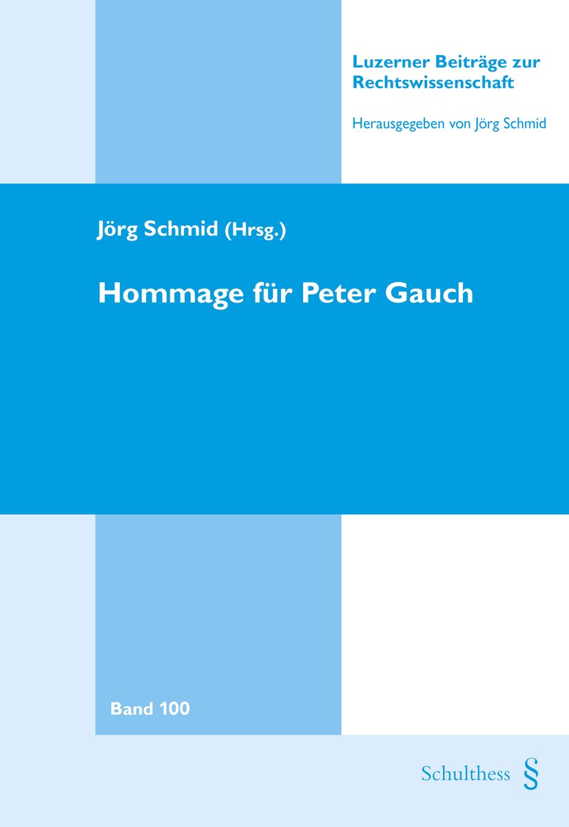 Hommage für Peter Gauch