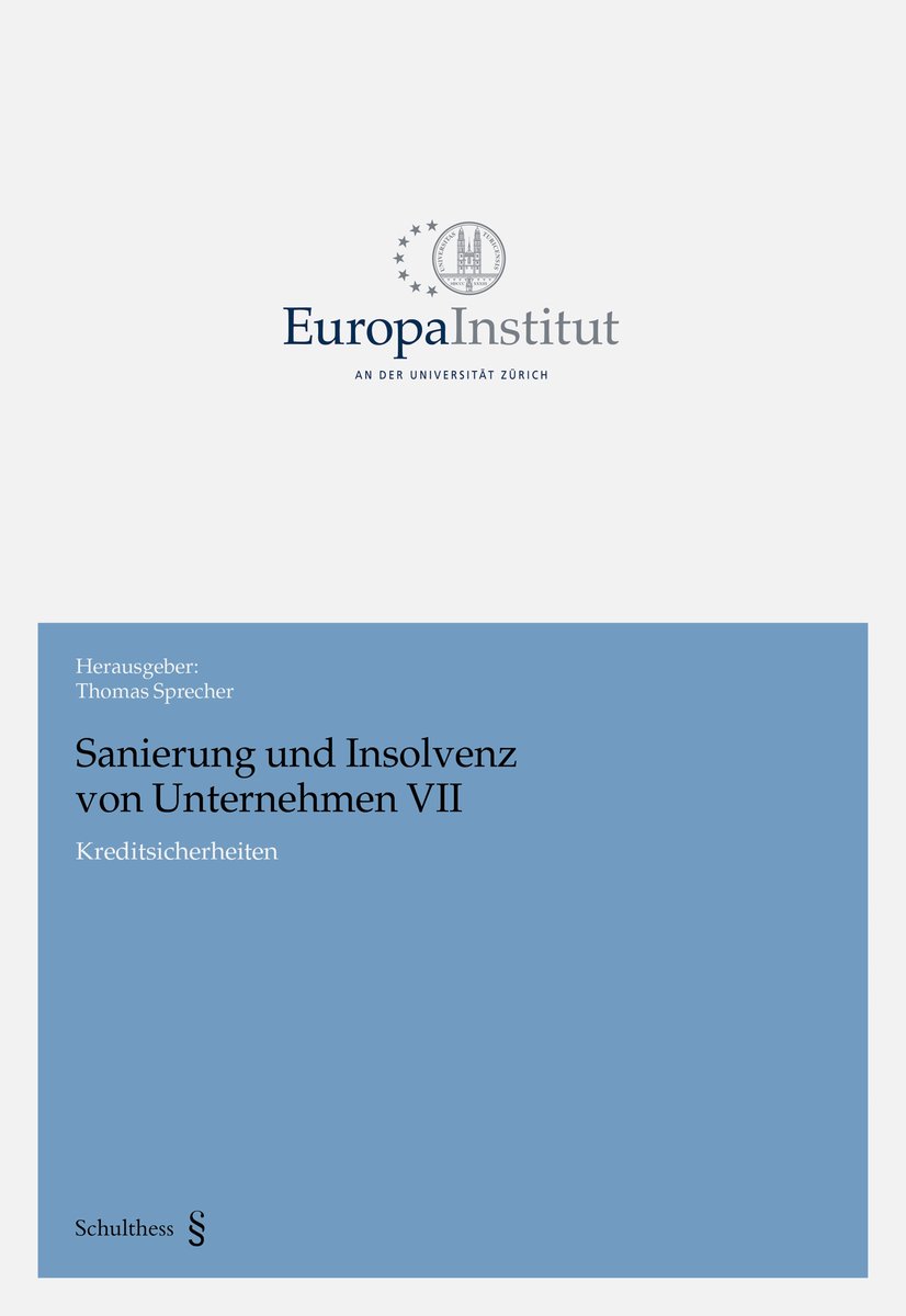 Sanierung und Insolvenz von Unternehmen VII