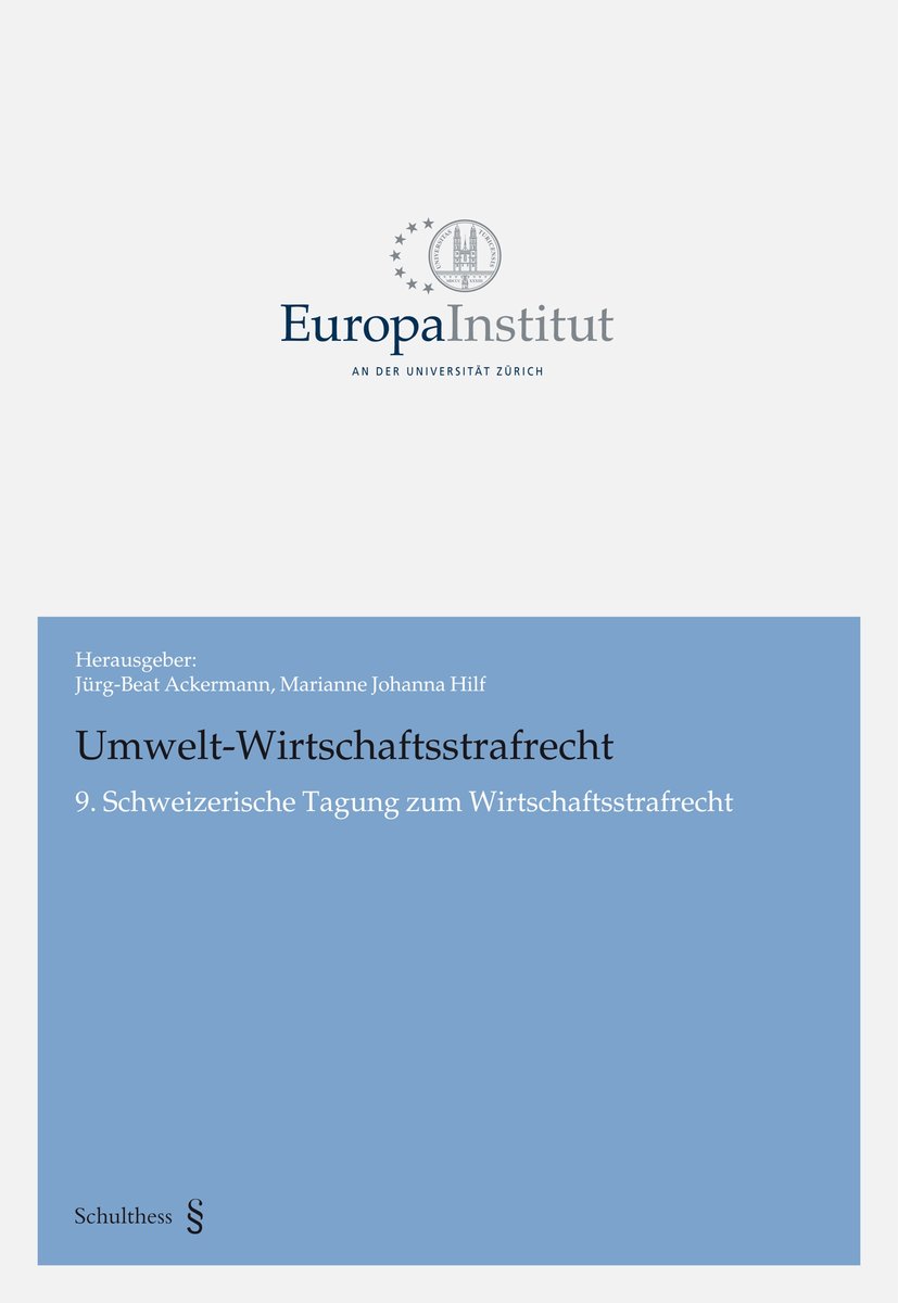 Umwelt-Wirtschaftsstrafrecht