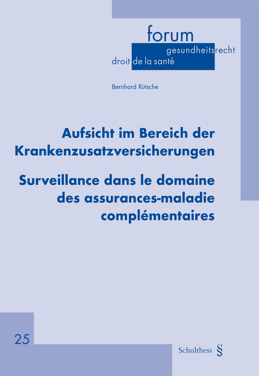 Aufsicht im Bereich der Krankenzusatzversicherungen / Surveillance dans le domaine des assurances-maladie complémentaires